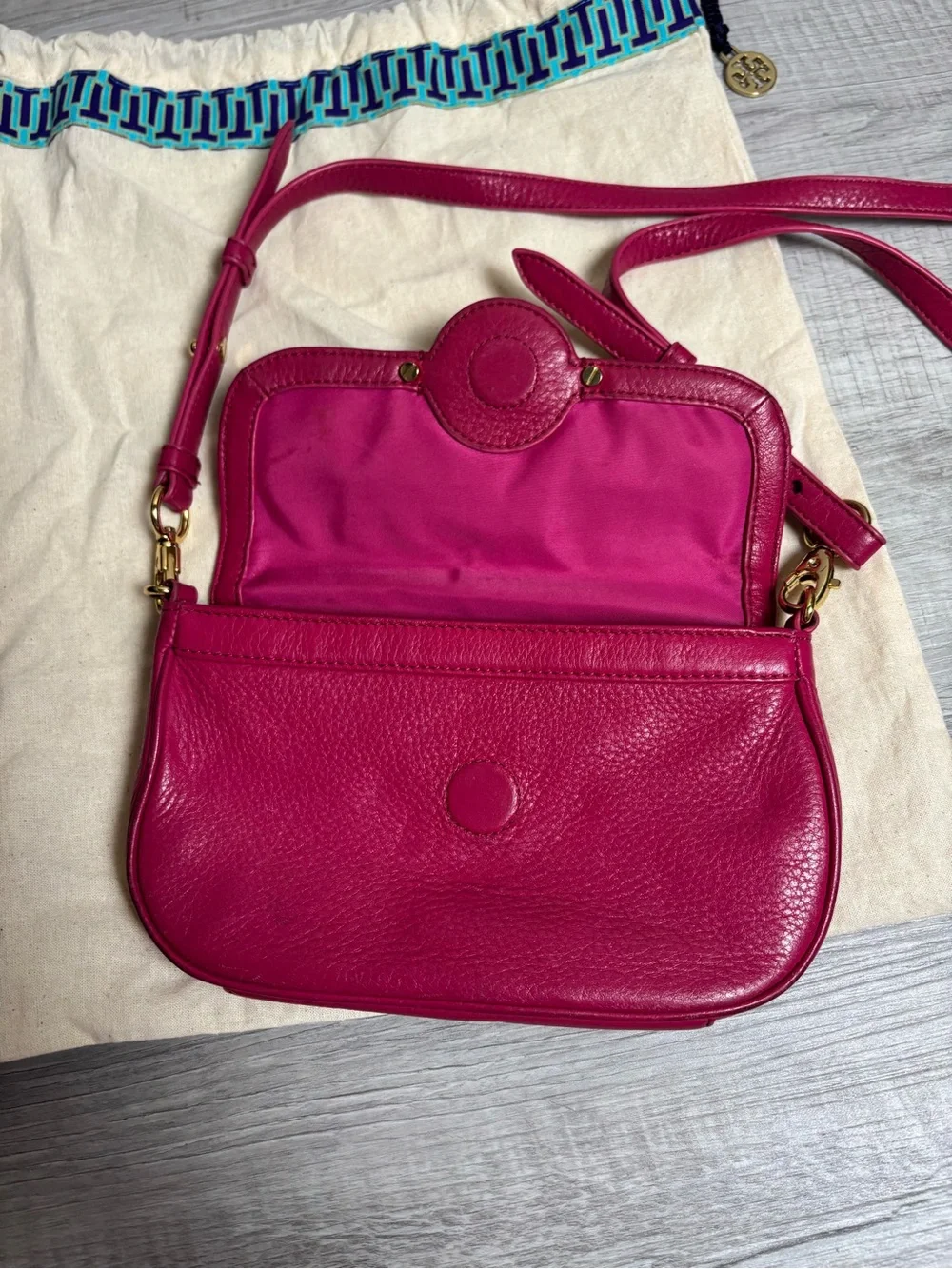 Tory Burch Amanda Pink Crossbody